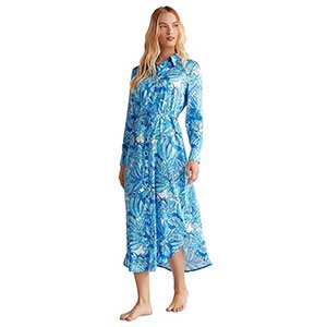 Homewear Dress Women's Long Sleeve Penye Mood