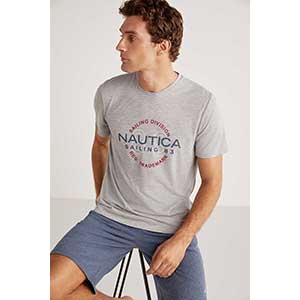 Pyjama Men's Short Sleeve Short Pants Nautica