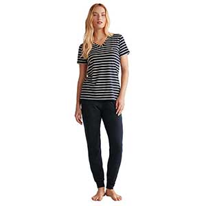 Pyjama Women's Short Sleeve Long Pants Nautica