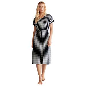 Women's Beachwear dress with short sleeve Nautica